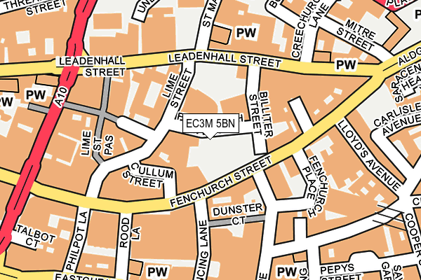 EC3M 5BN map - OS OpenMap – Local (Ordnance Survey) EC3M 5BN map - OS OpenMap – Local (Ordnance Survey)