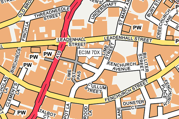 EC3M 7DX map - OS OpenMap – Local (Ordnance Survey) EC3M 7DX map - OS OpenMap – Local (Ordnance Survey)