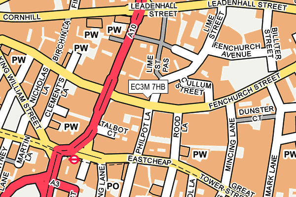 EC3M 7HB map - OS OpenMap – Local (Ordnance Survey) EC3M 7HB map - OS OpenMap – Local (Ordnance Survey)