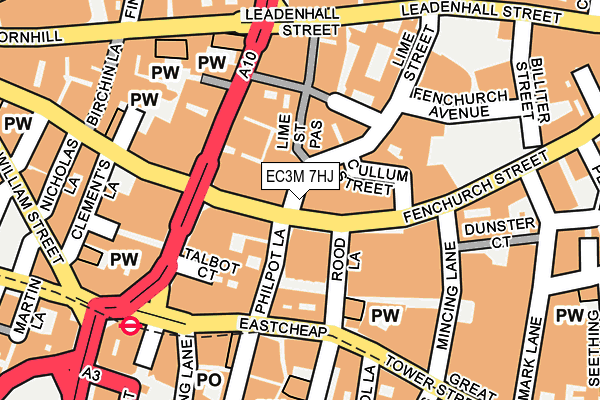 EC3M 7HJ map - OS OpenMap – Local (Ordnance Survey) EC3M 7HJ map - OS OpenMap – Local (Ordnance Survey)