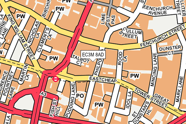 EC3M 8AD map - OS OpenMap – Local (Ordnance Survey) EC3M 8AD map - OS OpenMap – Local (Ordnance Survey)