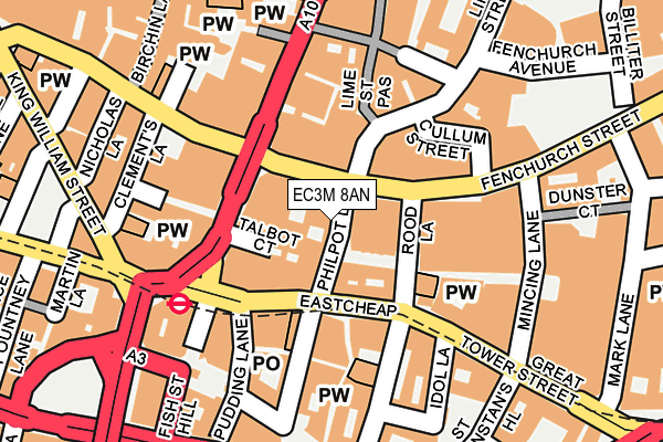EC3M 8AN map - OS OpenMap – Local (Ordnance Survey) EC3M 8AN map - OS OpenMap – Local (Ordnance Survey)