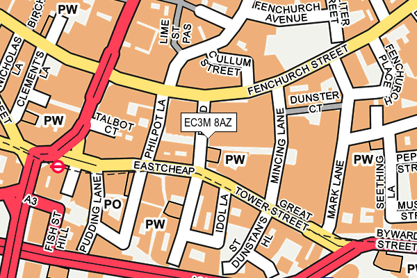 EC3M 8AZ map - OS OpenMap – Local (Ordnance Survey) EC3M 8AZ map - OS OpenMap – Local (Ordnance Survey)