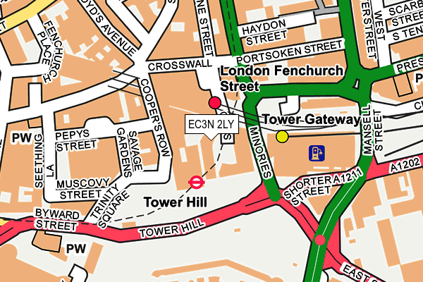 EC3N 2LY map - OS OpenMap – Local (Ordnance Survey) EC3N 2LY map - OS OpenMap – Local (Ordnance Survey)