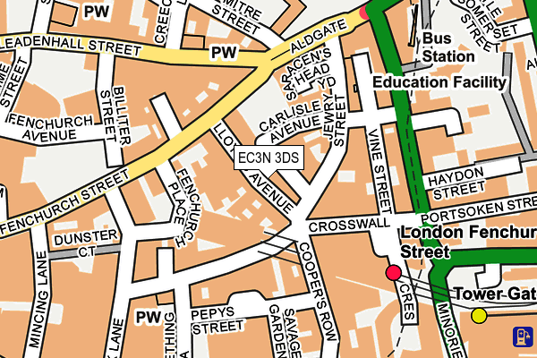 EC3N 3DS map - OS OpenMap – Local (Ordnance Survey) EC3N 3DS map - OS OpenMap – Local (Ordnance Survey)