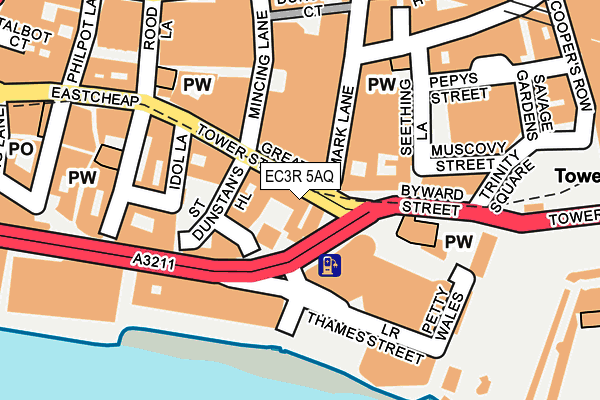 EC3R 5AQ map - OS OpenMap – Local (Ordnance Survey) EC3R 5AQ map - OS OpenMap – Local (Ordnance Survey)