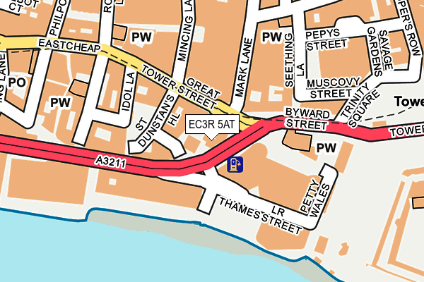 EC3R 5AT map - OS OpenMap – Local (Ordnance Survey) EC3R 5AT map - OS OpenMap – Local (Ordnance Survey)