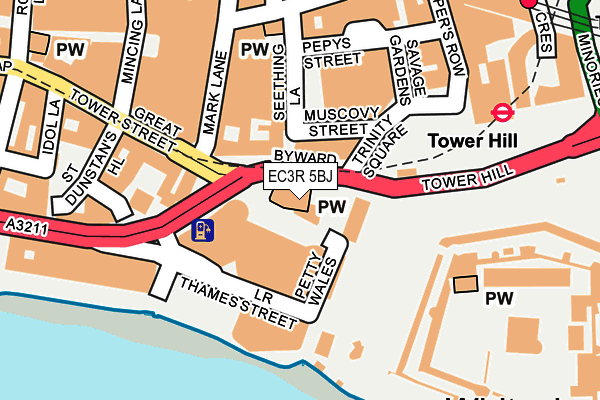 EC3R 5BJ map - OS OpenMap – Local (Ordnance Survey) EC3R 5BJ map - OS OpenMap – Local (Ordnance Survey)
