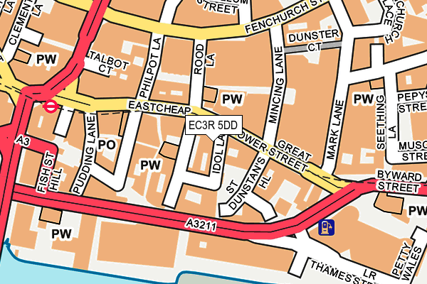 EC3R 5DD map - OS OpenMap – Local (Ordnance Survey) EC3R 5DD map - OS OpenMap – Local (Ordnance Survey)