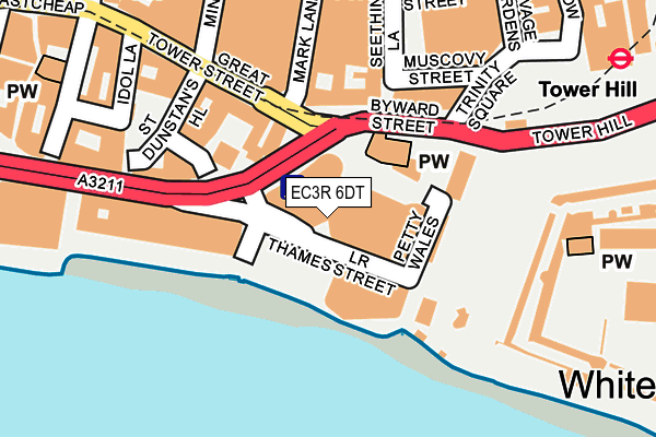 EC3R 6DT map - OS OpenMap – Local (Ordnance Survey)