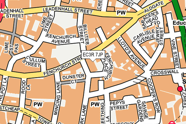 EC3R 7JP map - OS OpenMap – Local (Ordnance Survey) EC3R 7JP map - OS OpenMap – Local (Ordnance Survey)