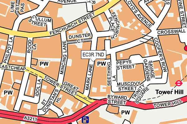EC3R 7ND map - OS OpenMap – Local (Ordnance Survey) EC3R 7ND map - OS OpenMap – Local (Ordnance Survey)