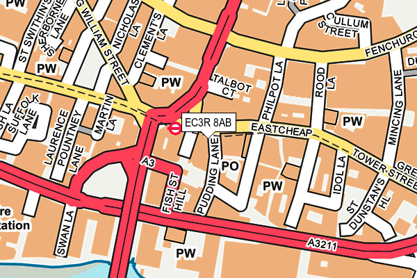 EC3R 8AB map - OS OpenMap – Local (Ordnance Survey) EC3R 8AB map - OS OpenMap – Local (Ordnance Survey)