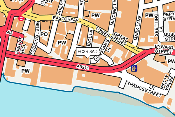 EC3R 8AD map - OS OpenMap – Local (Ordnance Survey) EC3R 8AD map - OS OpenMap – Local (Ordnance Survey)
