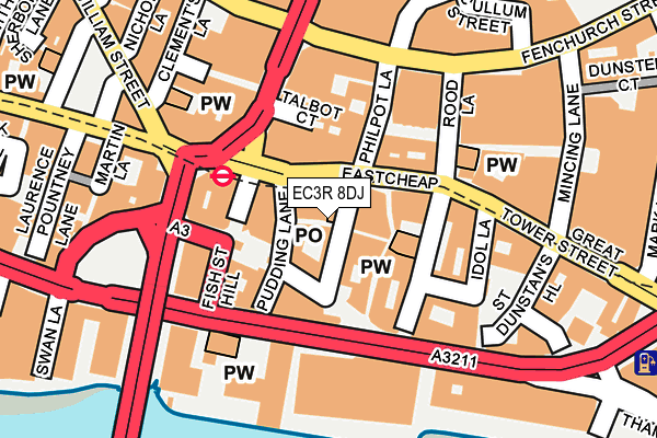 EC3R 8DJ map - OS OpenMap – Local (Ordnance Survey) EC3R 8DJ map - OS OpenMap – Local (Ordnance Survey)