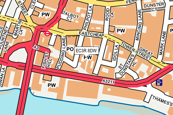 EC3R 8DW map - OS OpenMap – Local (Ordnance Survey) EC3R 8DW map - OS OpenMap – Local (Ordnance Survey)