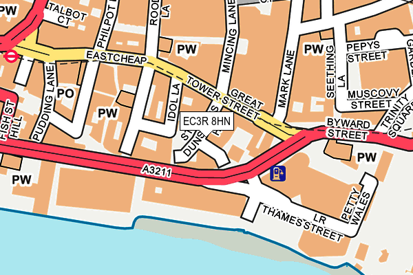 EC3R 8HN map - OS OpenMap – Local (Ordnance Survey) EC3R 8HN map - OS OpenMap – Local (Ordnance Survey)