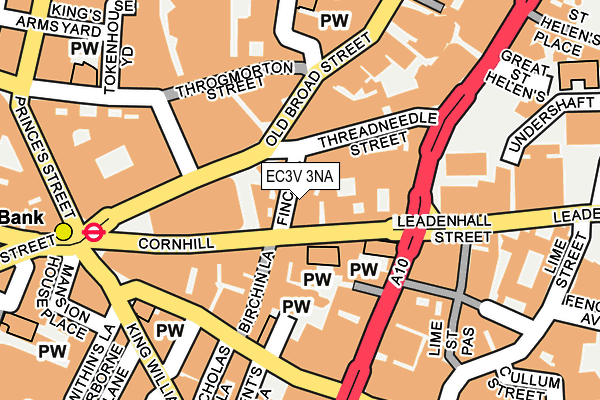 EC3V 3NA map - OS OpenMap – Local (Ordnance Survey) EC3V 3NA map - OS OpenMap – Local (Ordnance Survey)