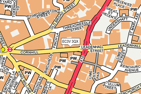 EC3V 3QX map - OS OpenMap – Local (Ordnance Survey) EC3V 3QX map - OS OpenMap – Local (Ordnance Survey)