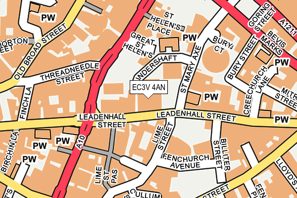 EC3V 4AN map - OS OpenMap – Local (Ordnance Survey) EC3V 4AN map - OS OpenMap – Local (Ordnance Survey)
