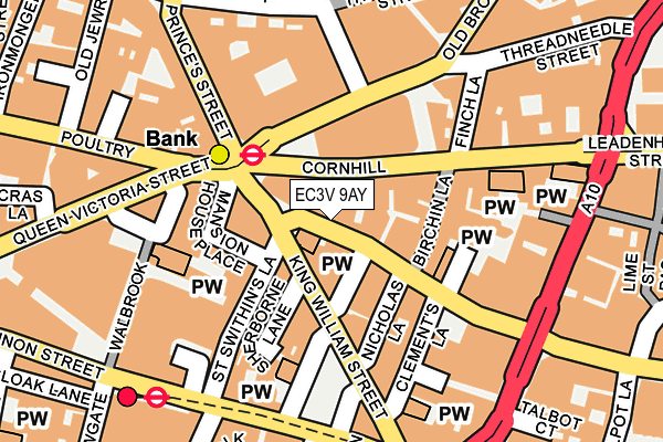 EC3V 9AY map - OS OpenMap – Local (Ordnance Survey) EC3V 9AY map - OS OpenMap – Local (Ordnance Survey)