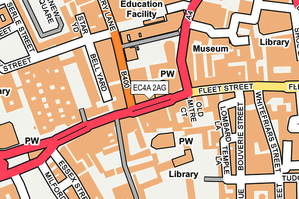 EC4A 2AG map - OS OpenMap – Local (Ordnance Survey) EC4A 2AG map - OS OpenMap – Local (Ordnance Survey)