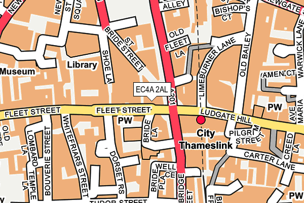 EC4A 2AL map - OS OpenMap – Local (Ordnance Survey) EC4A 2AL map - OS OpenMap – Local (Ordnance Survey)