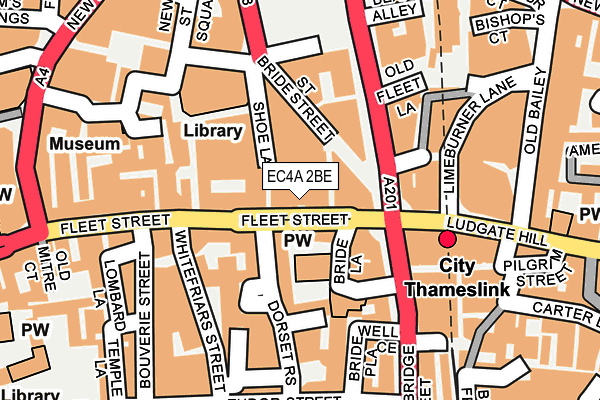 EC4A 2BE map - OS OpenMap – Local (Ordnance Survey) EC4A 2BE map - OS OpenMap – Local (Ordnance Survey)