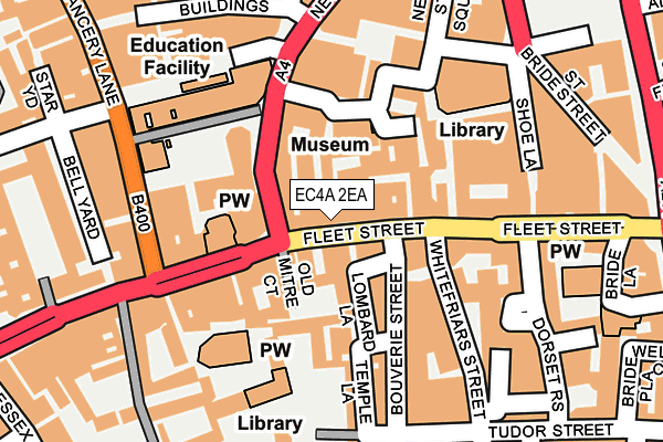 EC4A 2EA map - OS OpenMap – Local (Ordnance Survey) EC4A 2EA map - OS OpenMap – Local (Ordnance Survey)