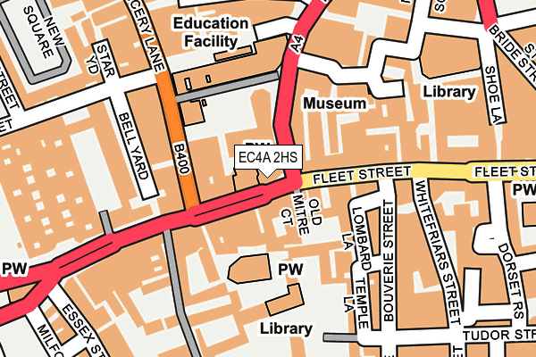 EC4A 2HS map - OS OpenMap – Local (Ordnance Survey) EC4A 2HS map - OS OpenMap – Local (Ordnance Survey)