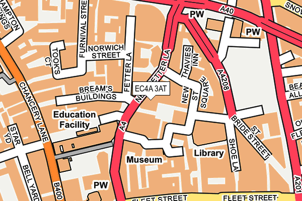 EC4A 3AT map - OS OpenMap – Local (Ordnance Survey) EC4A 3AT map - OS OpenMap – Local (Ordnance Survey)