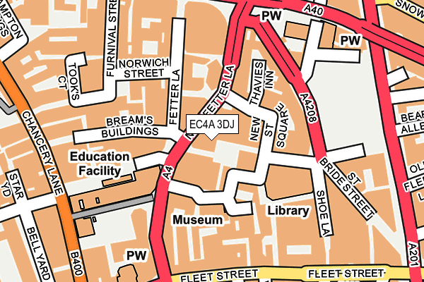 EC4A 3DJ map - OS OpenMap – Local (Ordnance Survey) EC4A 3DJ map - OS OpenMap – Local (Ordnance Survey)