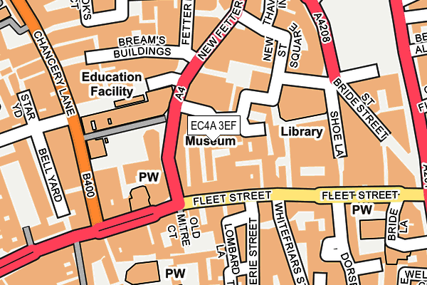 EC4A 3EF map - OS OpenMap – Local (Ordnance Survey) EC4A 3EF map - OS OpenMap – Local (Ordnance Survey)
