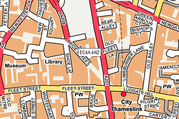EC4A 4AD map - OS OpenMap – Local (Ordnance Survey) EC4A 4AD map - OS OpenMap – Local (Ordnance Survey)