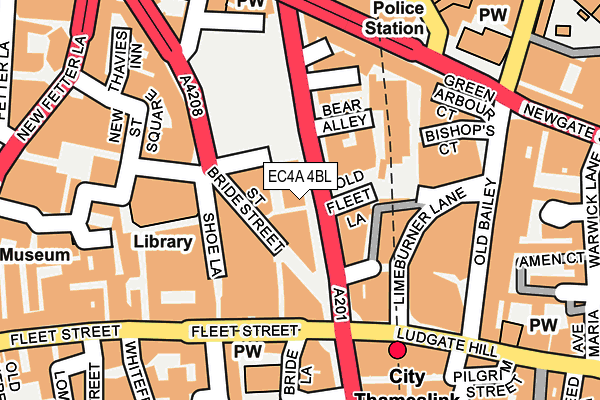 EC4A 4BL map - OS OpenMap – Local (Ordnance Survey) EC4A 4BL map - OS OpenMap – Local (Ordnance Survey)