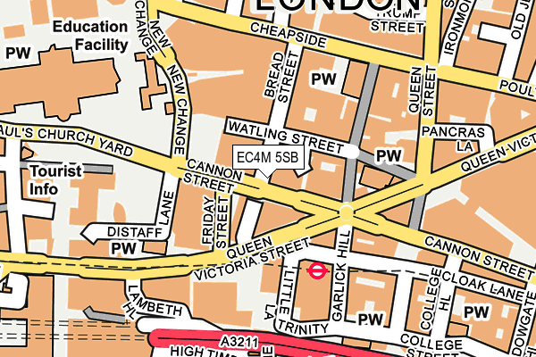 EC4M 5SB map - OS OpenMap – Local (Ordnance Survey) EC4M 5SB map - OS OpenMap – Local (Ordnance Survey)