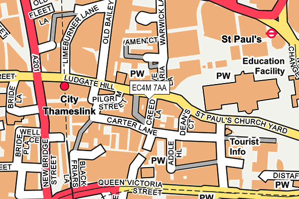 EC4M 7AA map - OS OpenMap – Local (Ordnance Survey) EC4M 7AA map - OS OpenMap – Local (Ordnance Survey)