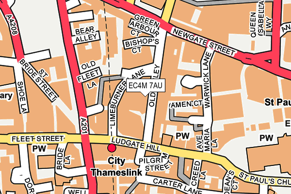 EC4M 7AU map - OS OpenMap – Local (Ordnance Survey) EC4M 7AU map - OS OpenMap – Local (Ordnance Survey)