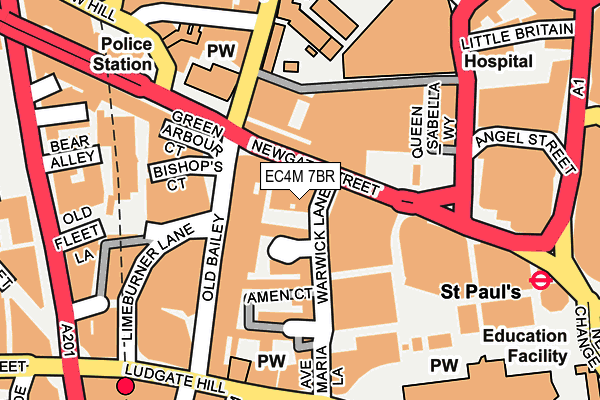 EC4M 7BR map - OS OpenMap – Local (Ordnance Survey) EC4M 7BR map - OS OpenMap – Local (Ordnance Survey)