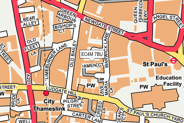 EC4M 7BU map - OS OpenMap – Local (Ordnance Survey) EC4M 7BU map - OS OpenMap – Local (Ordnance Survey)