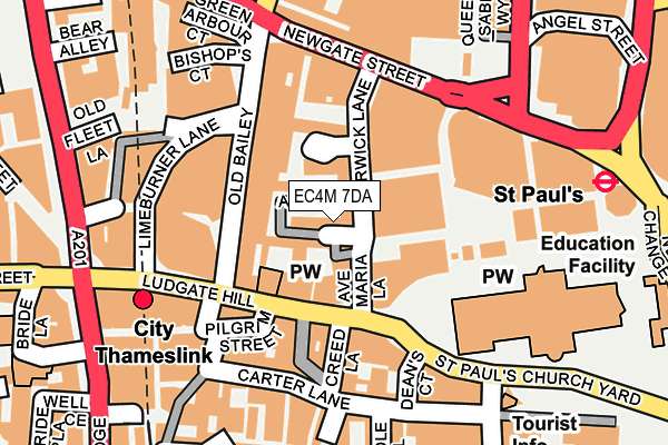 EC4M 7DA map - OS OpenMap – Local (Ordnance Survey) EC4M 7DA map - OS OpenMap – Local (Ordnance Survey)
