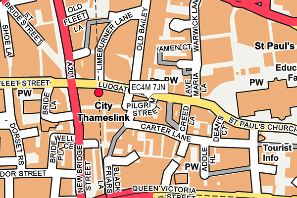 EC4M 7JN map - OS OpenMap – Local (Ordnance Survey) EC4M 7JN map - OS OpenMap – Local (Ordnance Survey)