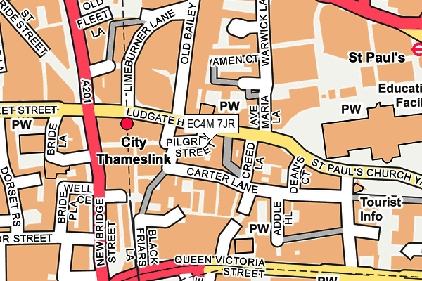 EC4M 7JR map - OS OpenMap – Local (Ordnance Survey) EC4M 7JR map - OS OpenMap – Local (Ordnance Survey)