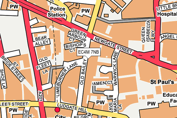 EC4M 7NB map - OS OpenMap – Local (Ordnance Survey) EC4M 7NB map - OS OpenMap – Local (Ordnance Survey)
