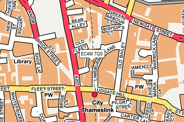 EC4M 7QS map - OS OpenMap – Local (Ordnance Survey) EC4M 7QS map - OS OpenMap – Local (Ordnance Survey)