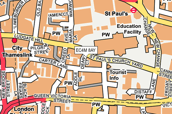 EC4M 8AY map - OS OpenMap – Local (Ordnance Survey) EC4M 8AY map - OS OpenMap – Local (Ordnance Survey)