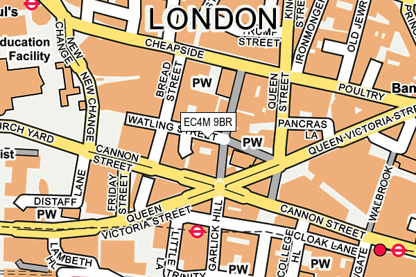EC4M 9BR map - OS OpenMap – Local (Ordnance Survey) EC4M 9BR map - OS OpenMap – Local (Ordnance Survey)