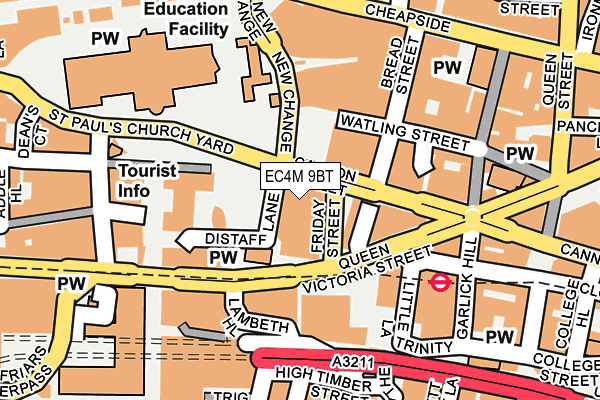 EC4M 9BT map - OS OpenMap – Local (Ordnance Survey) EC4M 9BT map - OS OpenMap – Local (Ordnance Survey)
