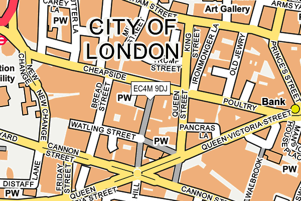 EC4M 9DJ map - OS OpenMap – Local (Ordnance Survey) EC4M 9DJ map - OS OpenMap – Local (Ordnance Survey)