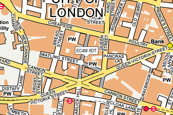 EC4M 9DT map - OS OpenMap – Local (Ordnance Survey) EC4M 9DT map - OS OpenMap – Local (Ordnance Survey)